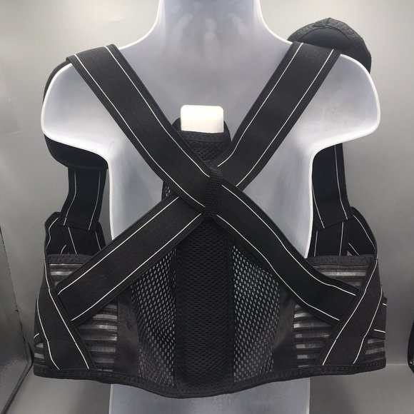 Avidda Men & Women’s Posture Corrector Back Brace - Black Size Medium EUC - Picture 1 of 7
